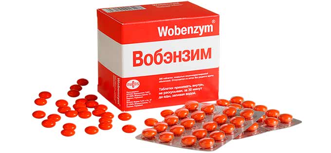 Таблетки Вобэнзим