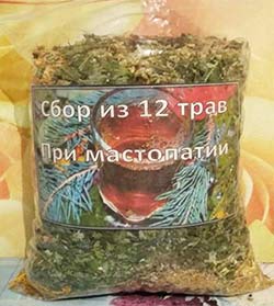 Травяной сбор от мастопатии «12 трав» 12 трав