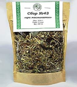 Сбор №43 при мастопатии сбор 43